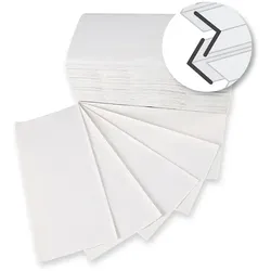 HygoClean Papierhandtücher 2-lagig Weiß FSC-Recyclingpapier V/ZZ-Falzung 23x21