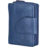 The Skandinavian Brand Leder Geldbörse Hochformat blau : Blau