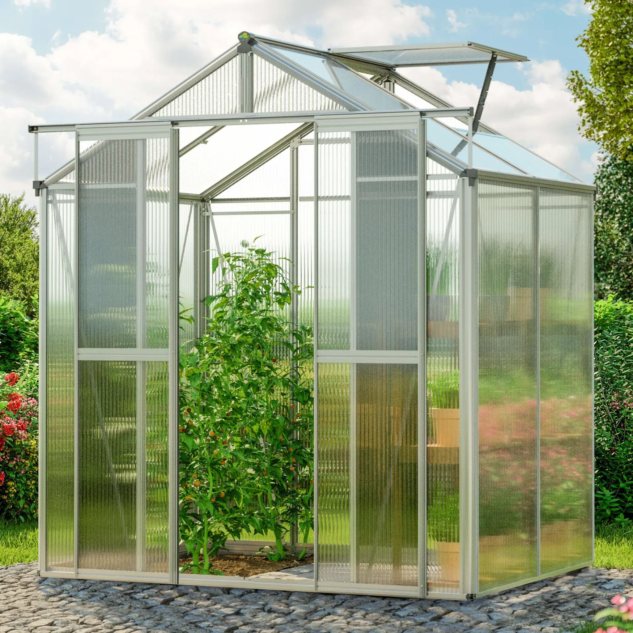 GFP Hobby 179 x 133 cm Serra, 6 mm lastre alveolari a doppio strato - (GFPV00829)