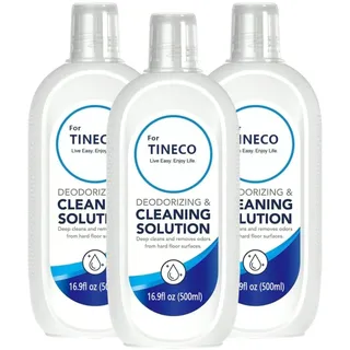 Floor Cleaning Solution - 500ml 16.9 Fl Oz Kompatibel mit Tineco IFLOOR 2 Complete, IFLOOR 3 Breeze Complete, Floor ONE S3 Series/S5/S5 COMBO/S5 Pro 2, Floor ONE S6/ S7 PRO/S7 COMBO(White 3pc)