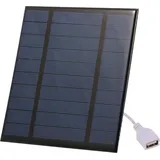 Coocheer / 5V / 3.7V tragbares Solarladegeraet mit USB-Anschluss Compact Solar Panel-Ladegeraet fuer Camping, Wandern, Reisen