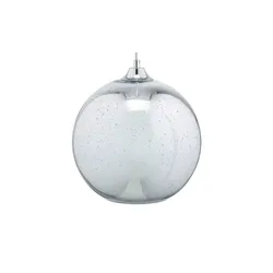KHG Pendelleuchte  1-flammig  chrom   , silber , Maße (cm): H: 150  Ø: 30