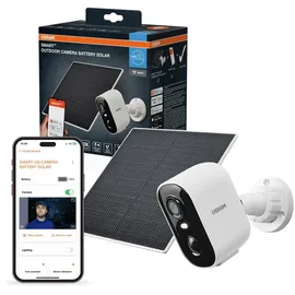 Osram SMART+ WiFi Außenkamera Solar 4MP Weiß