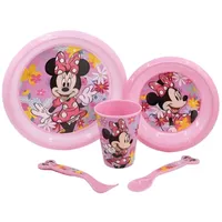 Stor 5tlg. Geschirr-Set Minnie Mouse" in Pink