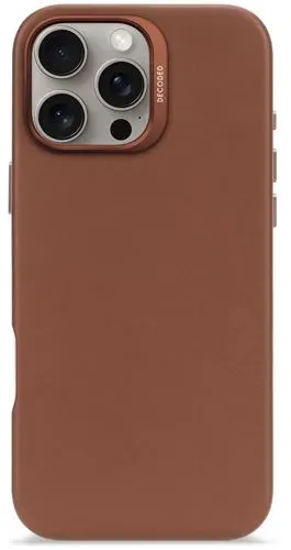 Decoded Leather Backcover iPhone 16 Pro Max Tan