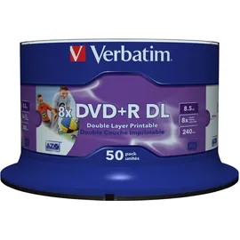 Verbatim DVD+R 8,5 GB 8x 50 St.