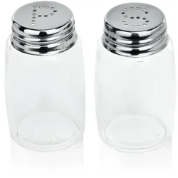 24x Salz-/ Pfefferstreuer Set aus Glas 7 cm