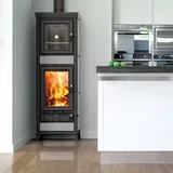 Thermorossi Anna Evo Stone Kaminofen Speckstein mit Backfach