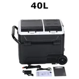 Tragbare Autokühlbox - Kühl- und Gefrierbox 40 l - Echte Dualzone - Bluetooth-Steuerung - Rollen - Temperatur -20 bis +20 °C - 12V & 220–240V ...