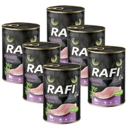 RAFI Cat Adult Sterilisiert mit Kaninchen 6x400g