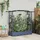 vidaXL Hochbeet mit Rankgitter und Dach 169 x 40 x 125 cm Grau