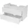 MCW Waschbeckenunterschrank 2 Schubladen 81 x 48 cm Weiß