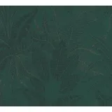 A.S. Création Stories of Life Vliestapete Dschungel (Grün-Dunkelgrün-Schwarz, Floral, 10,05 x 0,53 m)