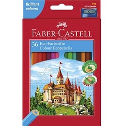 FABER-CASTELL Castle Buntstifte farbsortiert, 36 St.