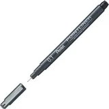 Pentel Pointliner Fineliner schwarz 0,1 mm, 1 St.