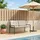 vidaXL Bank Outdoor 2-Seater 116 x 67,5 x 72 cm Cremeweiß