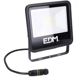 EDM LED-Strahler 50 W Aluminium 19,2 x 17,5 x 2,9 cm Schwarz