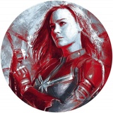 KOMAR Vliesfototapete DOT Avengers Painting Captain Marvel selbstkleb. - 125 cm