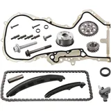 FEBI bilstein Steuerkettensatz für Nockenwelle, mit Gleitschienen und Kettenspanner, 1 Stück