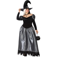 ATOSA costume witch woman adult grey XL