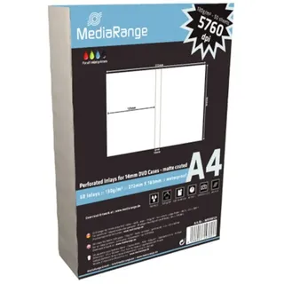 MediaRange DVD Einleger für 14mm DVD's Inlay
