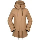 Volcom Paxson 2L TDS Infrared Jacke Braun L