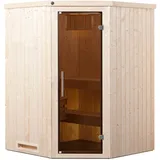 Weka Kiruna 1 inkl. Glastür + 4,5 kW Saunaofen