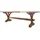 Massivmoebel24 BASSANO 270 x 78 x 100 cm Teak natur