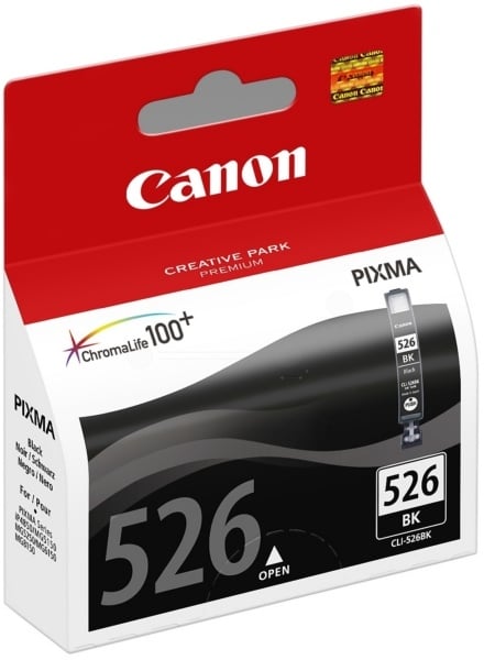 Canon CO67002 Tintenpatrone CLI-526 BK Schwarz black — 9 ml für PIXMA Drucker ORIGINAL