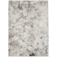 Carpet City Hochflor-Teppich, Beige, Textil, Uni, Rechteckig, 80x150 cm,