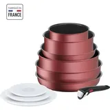 TEFAL INGENIO Daily Chef Kochgeschirr 10 p, Induktion, Antihaftbeschichtung, Pfanne