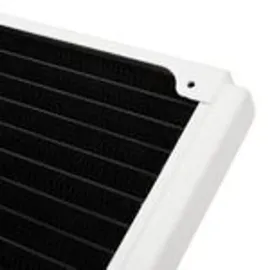 XSPC TX480, Radiator, Messing, Kupfer, Schwarz, Weiß, 0,153 l, 4 Lüfter, 12 cm