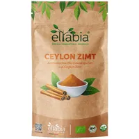 Bio Ceylon Zimt Pulver 200g | Ceylonzimt fein gemahlen mit wenig Cumarin | Das Original rein und ohne Zusätze in Premium Rohkost-Qualität