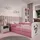 raumhirsch furniture Kinderbett Panda 80 x 180 cm Holzwerkstoff rosa
