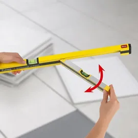 FLÜWA Wasserwaage - 80 cm - schwarz/gelb