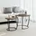 [en.casa] Couchtisch Neqi im 2er Set Satztisch Holz-Optik