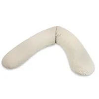 Theraline Das Original Stillkissen 190cm – Seitenschläferkissen Stillkissen Perlen – inkl. Bezug Musselin