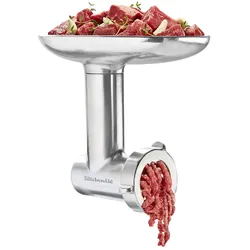 KitchenAid Ganzmetall Fleischwolf 5KSMMGA, silber