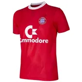 Copa Football - Retro Fußballtrikot FC Bayern München 1988/89 Rot - 100% Polyester - Größe L