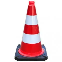 König Werbeanlagen TL-Leitkegel/Pylon, Reflexfolie RA2/B, BAST-geprüft, 500 mm - 500 mm