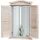 Mendler Wandspiegel Badspiegel Badezimmer Spiegelfenster mit Fensterläden, 71x46x5cm ~ shabby naturfarben