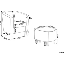 Beliani Sessel HOLDEN