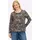CREATION L Shirt in schwarz-sand-bedruckt | Gr.: 44