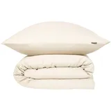 SCHIESSER Bettwäsche »Ella seidenmattes Premiumbettwäscheset aus feinstem Baumwollsatin« 2 Stk., tlg. Made in Green 82882453-0 perlmut, 1 Stk.,