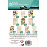 Clairefontaine Sticker Initial 20 Stickerbogen 10,5x16cm mehrfarbig