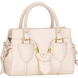 Coccinelle Handtasche York Lambskin White Weiss Damen 