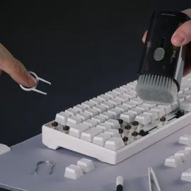 Mars Gaming MA-KIT, Multifunktions-Reinigungsset Kompaktes und Tragbares Design, Weiche Bürsten und Fusselfreies Tuch, Professionelles Reinigungsset für Elektronikgeräte, Tastenentferner, Etui