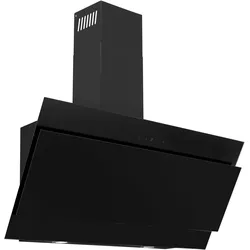 VONREITER Kopffreihaube "VRKFD 90222", B (A+++-D), schwarz, B:90cm H:102,5cm T:34,5cm, Dunstabzugshauben
