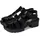 Fly london Riemchensandale Damen Schwarz 40