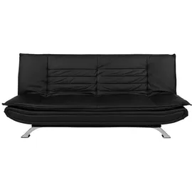 Actona Schlafcouch 2-Sitzer Schwarz